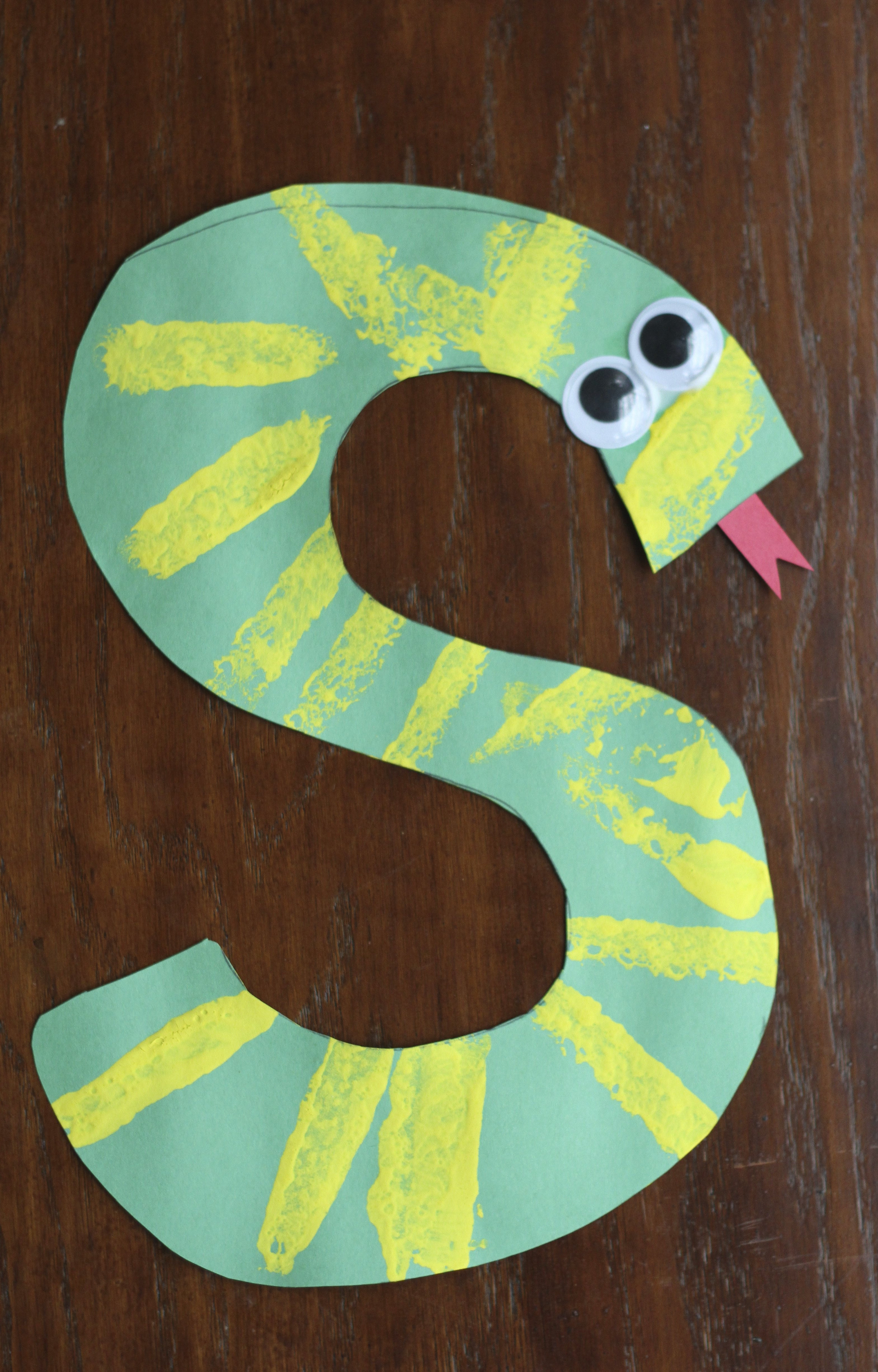 Preschool Craft Activity
 S is for Snake Alphabet Craft I Can Teach My Child