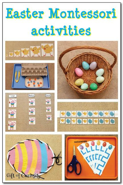 Preschool Easter Party Ideas
 Easter Montessori activities