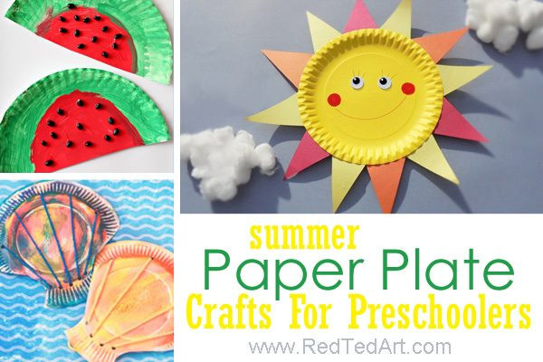 Preschool Summer Crafts Ideas
 Summer Crafts for Preschoolers Red Ted Art s Blog