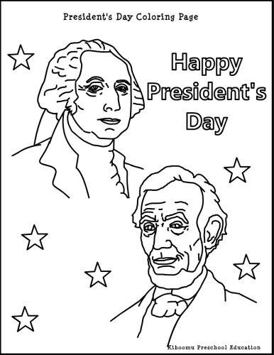 Presidents Day Coloring Pages Printable
 Presidents Day Coloring Page Fun Crafts