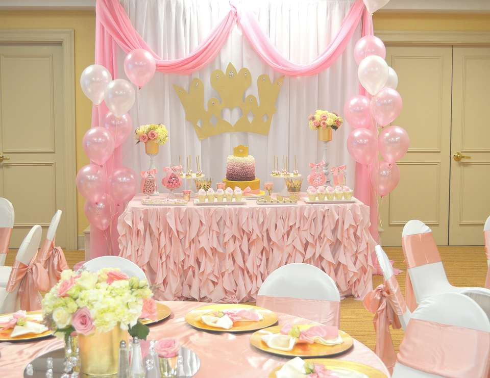 Princess 1St Birthday Party Ideas
 Pink Princess Birthday "Princess First Birthday Party