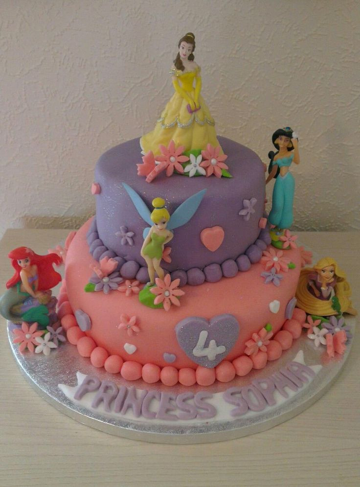 Princess Birthday Cake Ideas
 17 Best ideas about Disney Princess Cakes on Pinterest