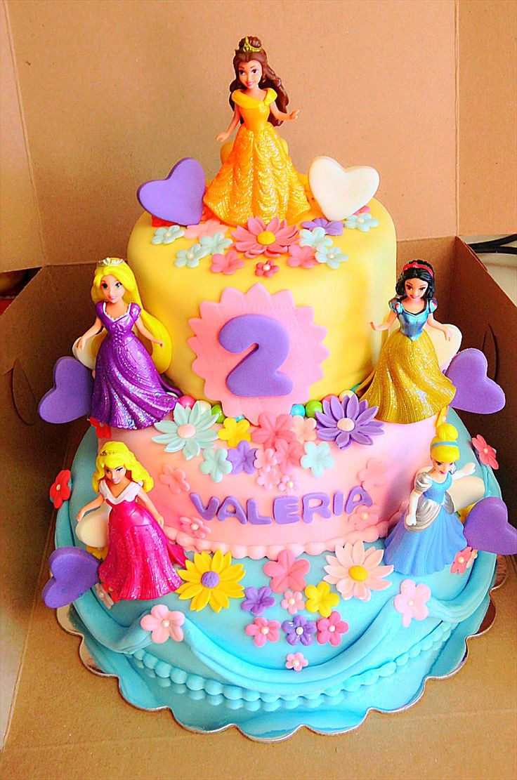 Princess Birthday Cake Ideas
 Valeria s disney princess cake