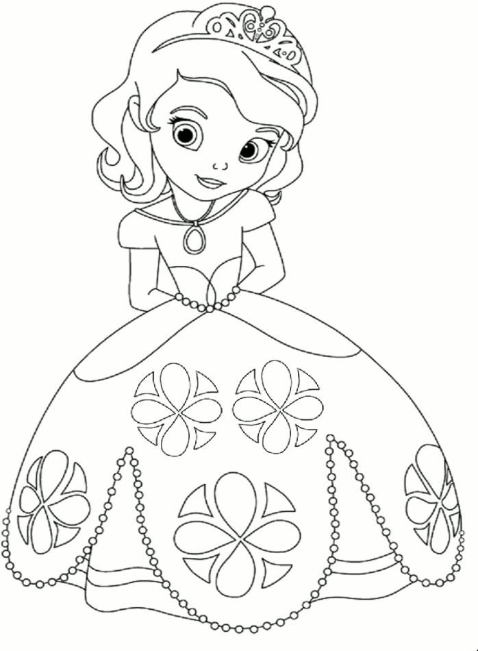 Princess Coloring Books For Girls
 Princess coloring page Kleurplaat prinses