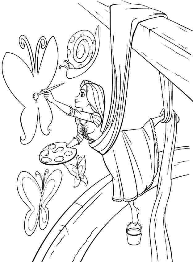 Princess Coloring Pages For Boys
 disney princess tangled rapunzel colouring sheets free