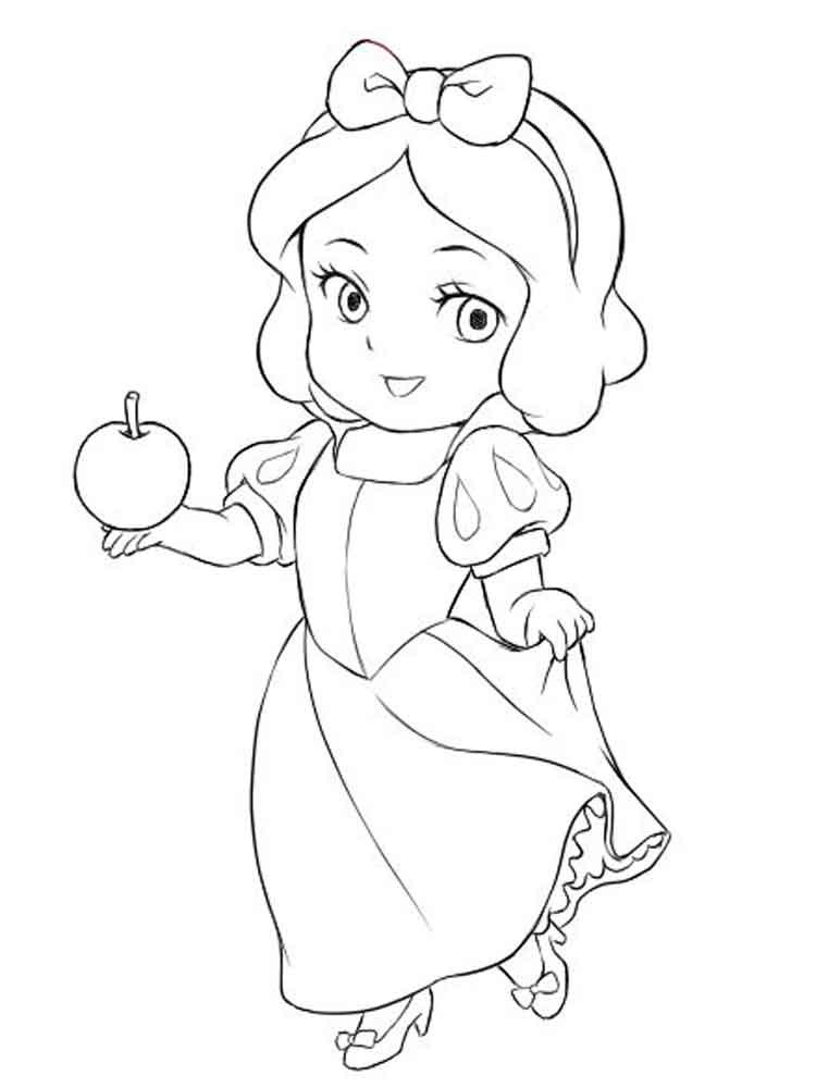 Princess Coloring Pages For Boys
 Baby Princess coloring pages Free Printable Baby Princess