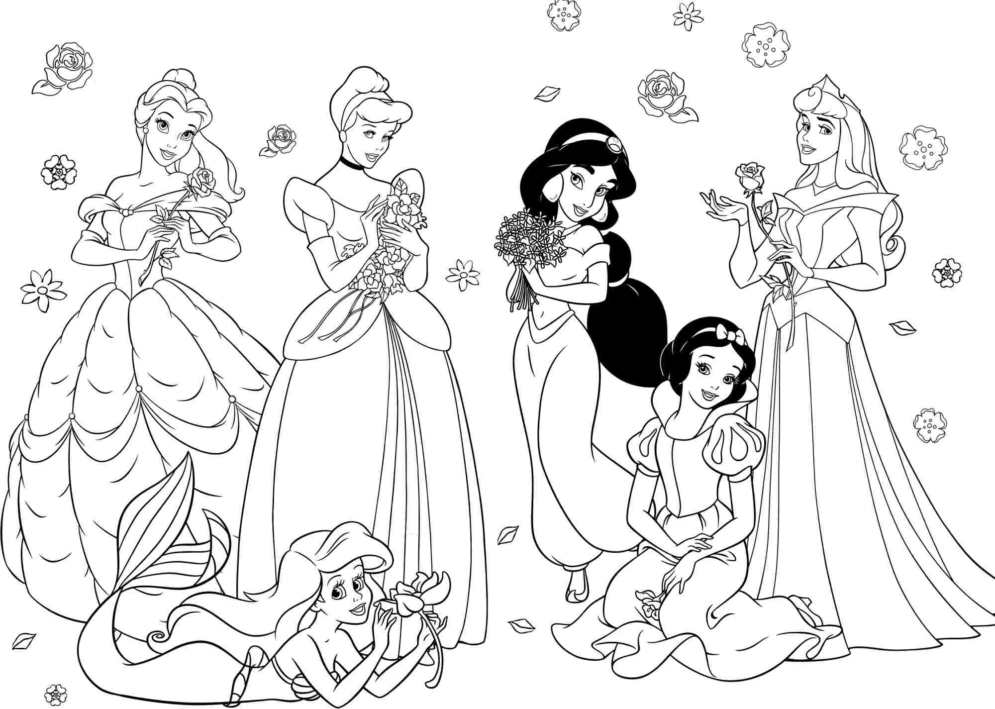 Princess Coloring Pages For Boys
 Happy Birthday Disney Coloring Pages Coloring Home