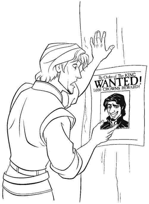 Princess Coloring Pages For Boys
 disney princess tangled rapunzel coloring pages printable