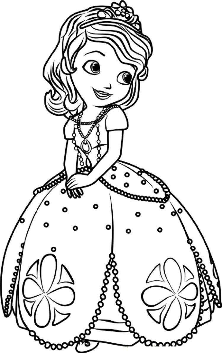 Princess Coloring Pages For Boys
 princess sofia coloring pages online