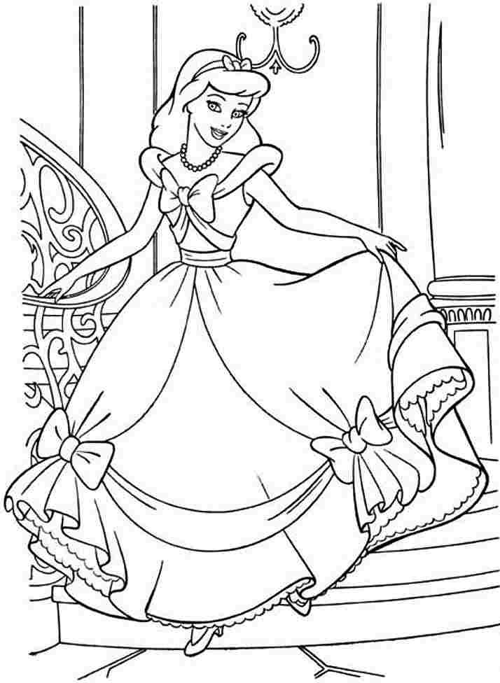 Princess Coloring Pages For Boys
 Printable Cinderella Story Coloring Home