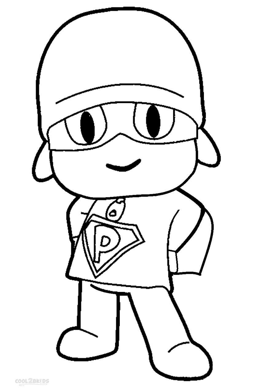 Print Coloring Pages
 Printable Pocoyo Coloring Pages For Kids