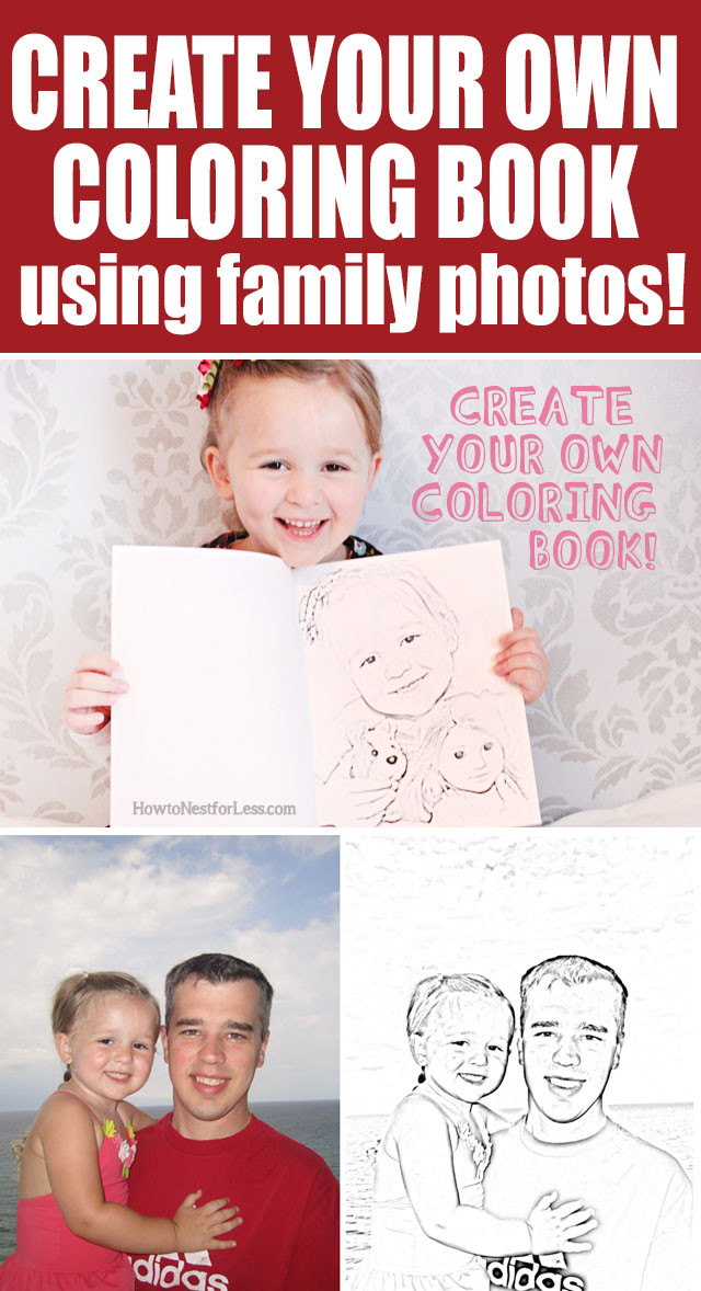Print Your Own Coloring Book
 Make Your Own Coloring Book with Family s How to