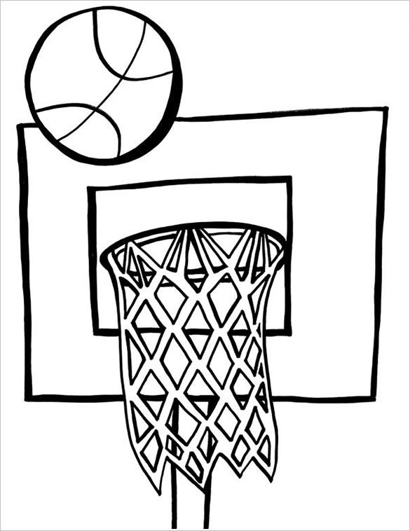 Printable Basketball Coloring Pages
 19 Basketball Coloring Pages PDF JPEG PNG