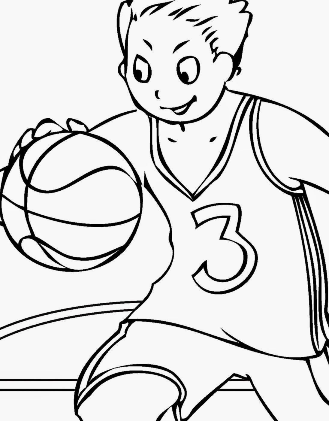 Printable Basketball Coloring Pages
 Basketball Coloring Pages Printable Coloring Home