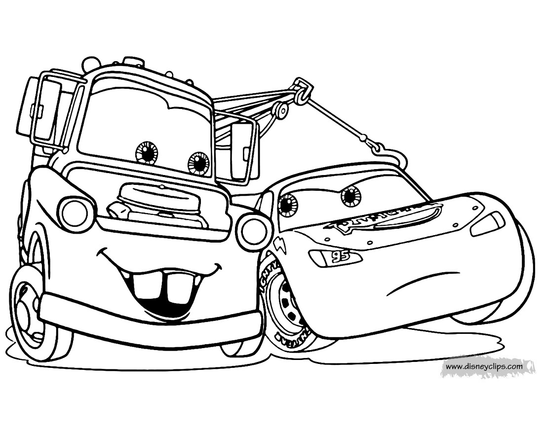 Printable Cars Coloring Pages
 Disney Pixar s Cars Coloring Pages
