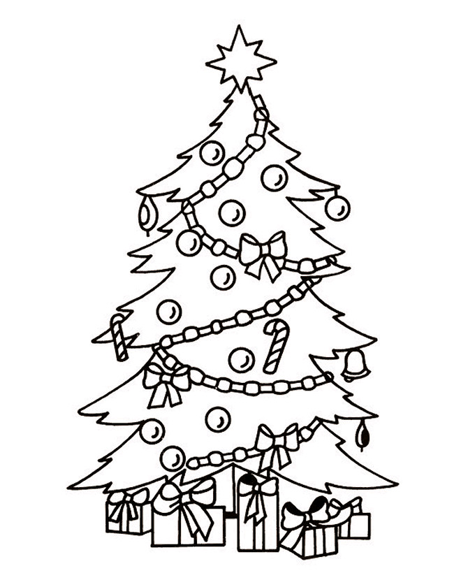 Printable Christmas Trees Coloring Pages Toddler
 Free Printable Christmas Tree Coloring Pages For Kids