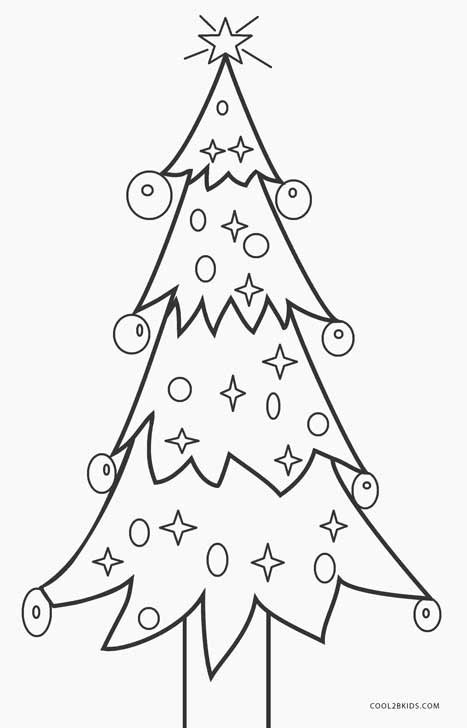 Printable Christmas Trees Coloring Pages Toddler
 Printable Christmas Tree Coloring Pages For Kids