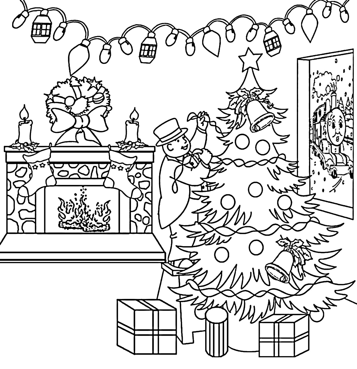 Printable Coloring Pages Christmas
 Christmas Coloring Pages For Adults To Print Free
