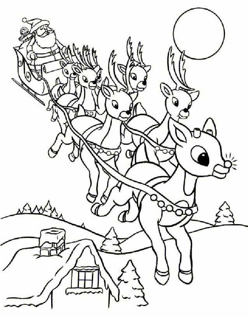 Printable Coloring Pages Christmas
 Christmas Colouring Pages Free To Print and Colour