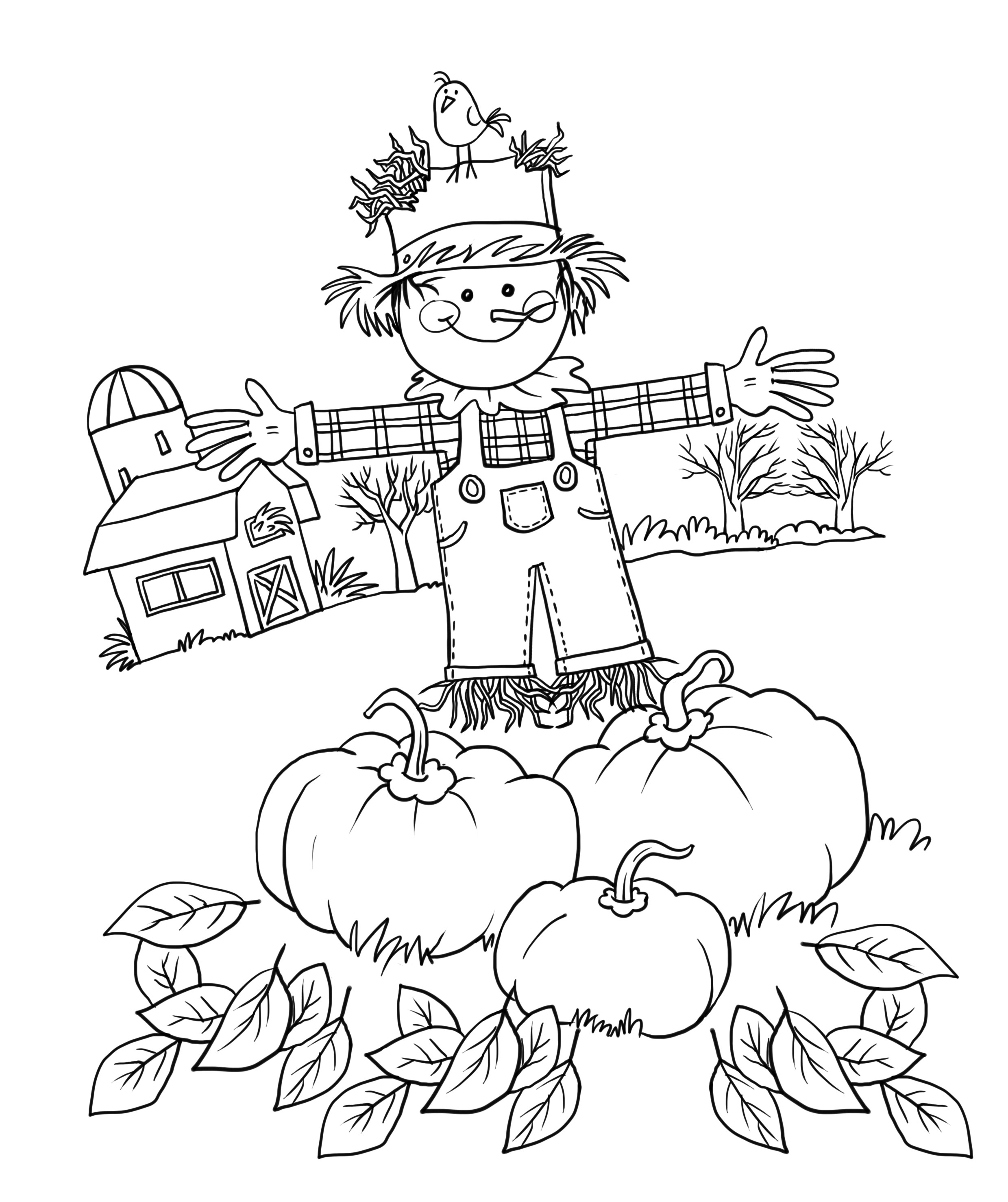 Printable Coloring Pages Fall
 Fall Coloring Pages