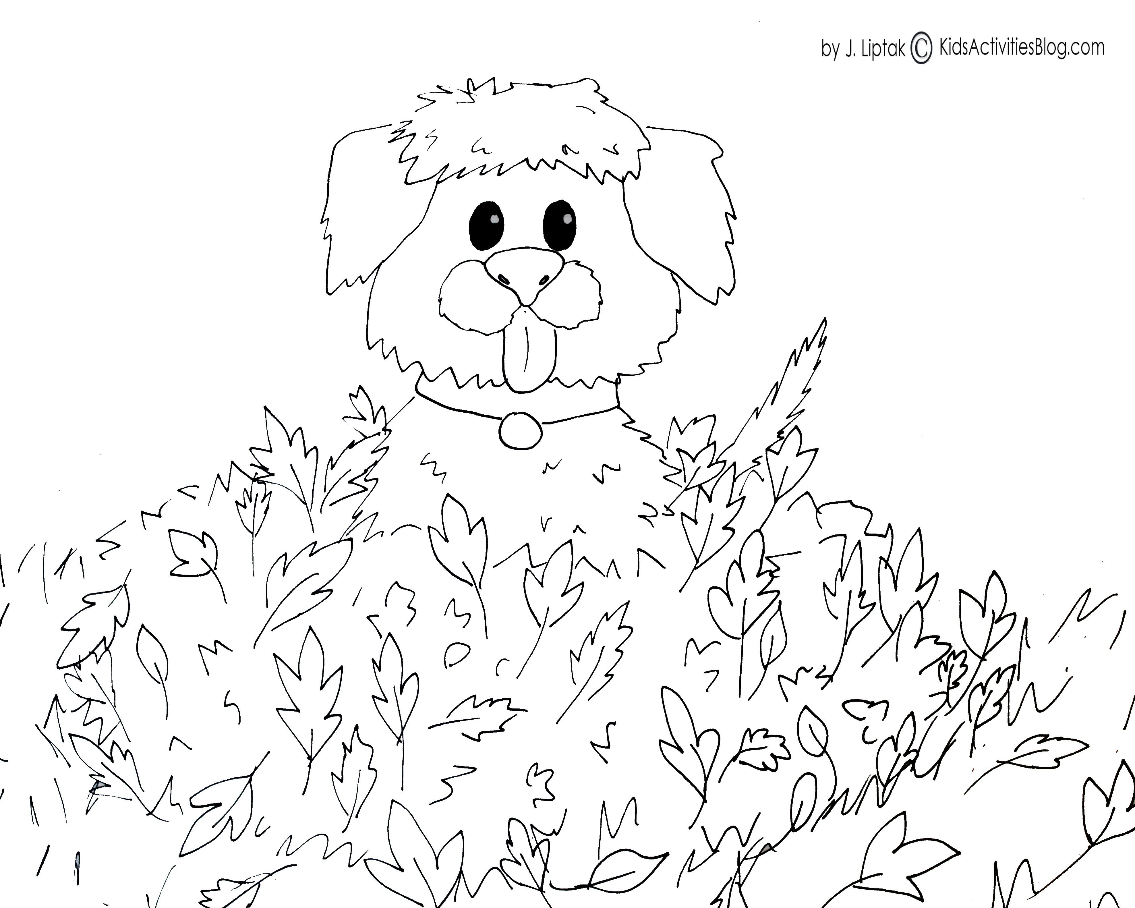 Printable Coloring Pages Fall
 4 FREE PRINTABLE FALL COLORING PAGES Kids Activities