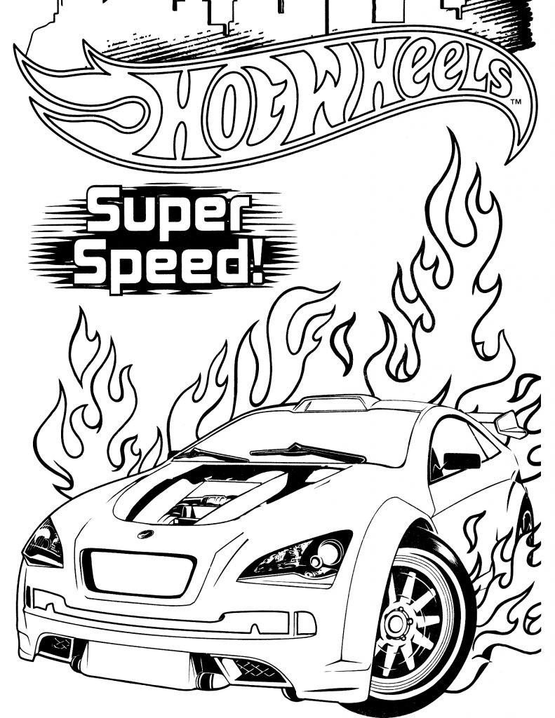 Printable Coloring Pages For Boys Pdf
 Free Printable Hot Wheels Coloring Pages For Kids