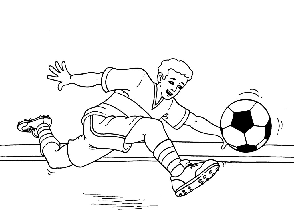 Printable Coloring Pages For Boys Soccer
 Free Soccer Coloring Pages Coloring Home