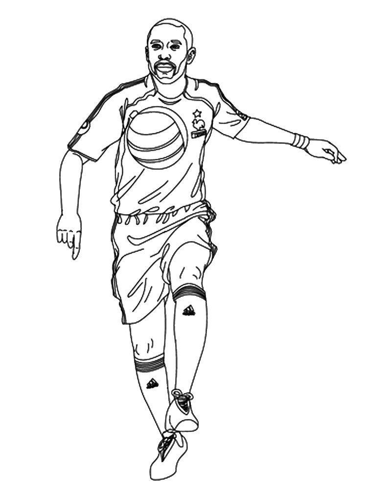 Printable Coloring Pages For Boys Soccer
 Soccer Player coloring pages Free Printable Soccer Player