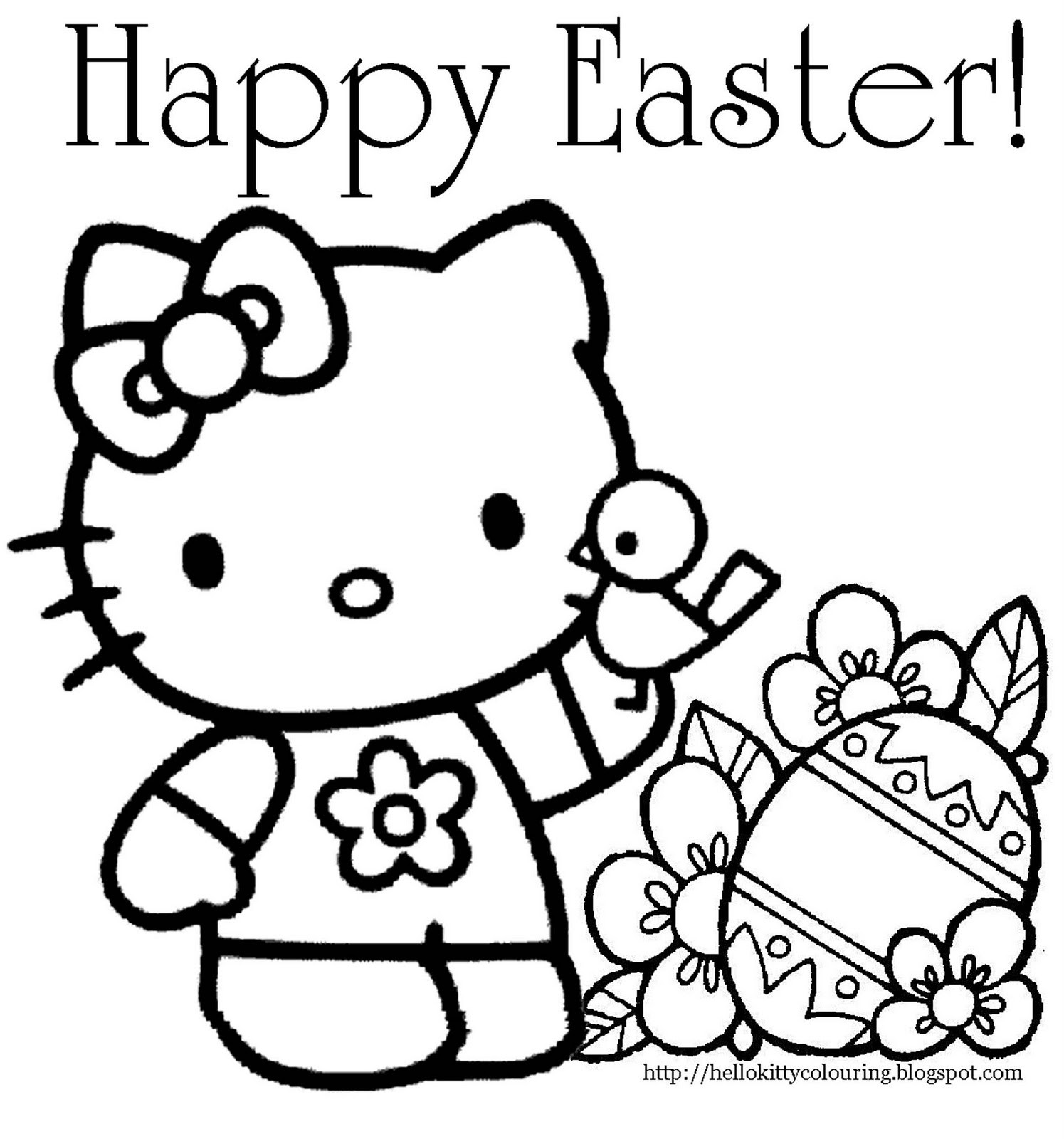 Printable Coloring Pages For Easter
 EASTER COLOURING
