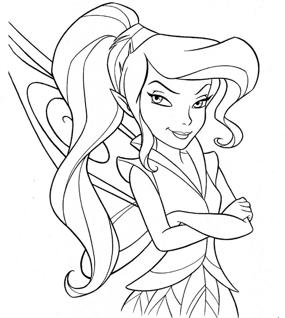 Printable Coloring Pages For Teenagers
 Free Printable Fairy Coloring Pages For Kids