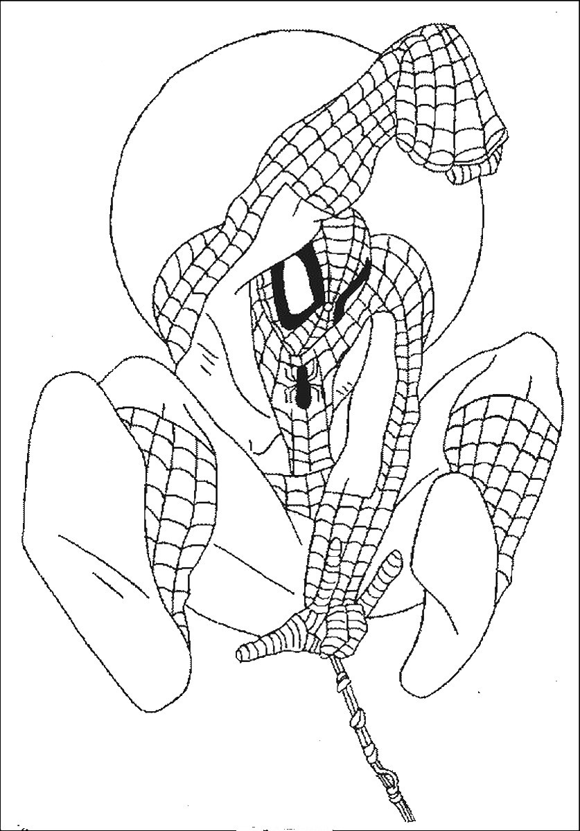 Printable Coloring Pages For Teenagers
 Free Printable Spiderman Coloring Pages For Kids