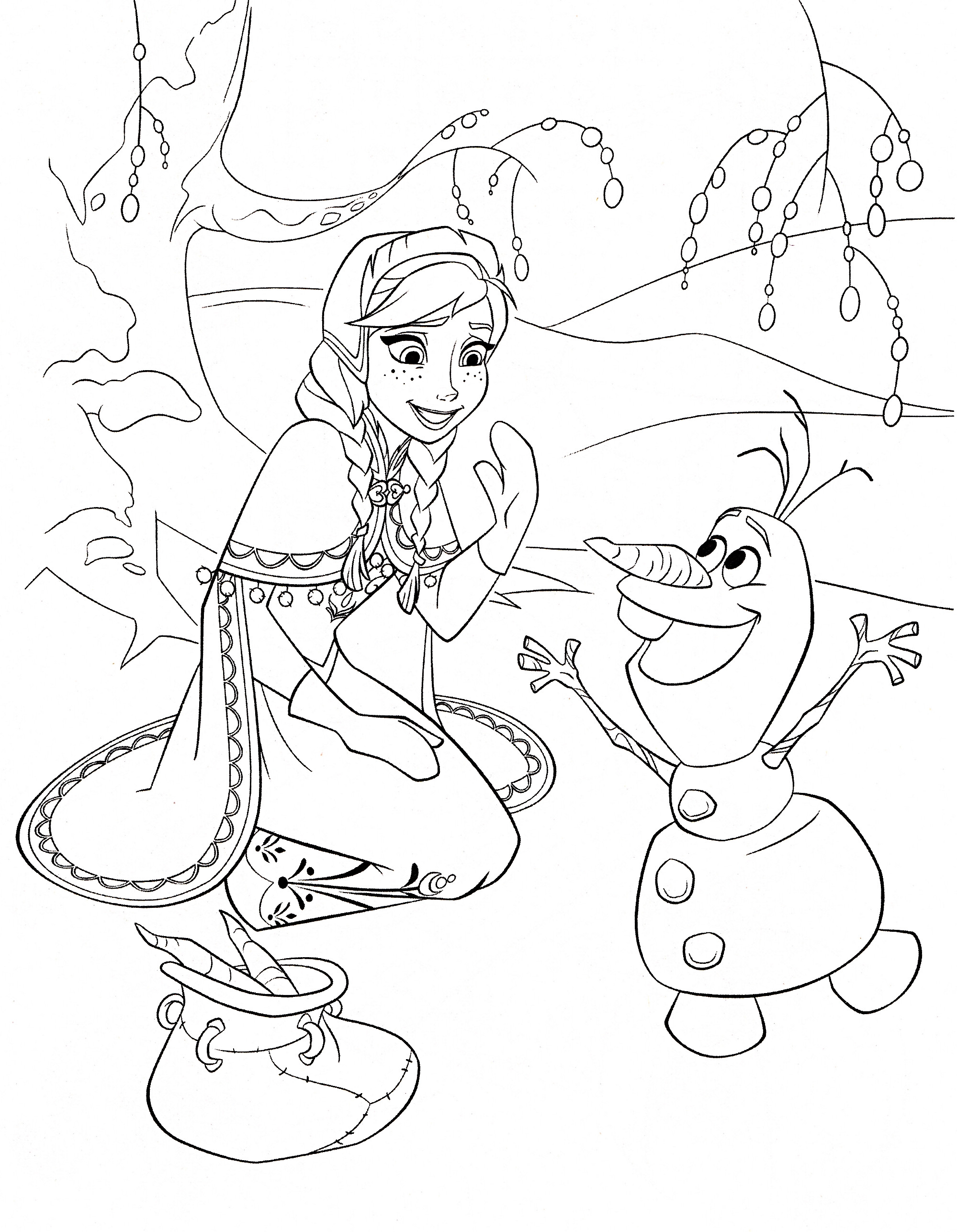 Printable Coloring Pages Frozen
 FREE Frozen Printable Coloring & Activity Pages Plus FREE