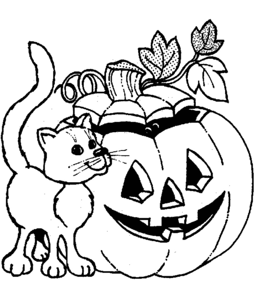 Printable Coloring Pages Halloween
 Halloween Coloring Pages Free Printable Scary Coloring Home