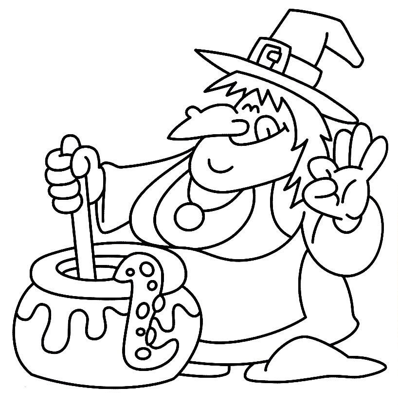Printable Coloring Pages Halloween
 24 Free Printable Halloween Coloring Pages for Kids