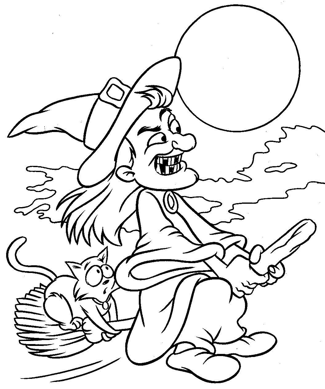 Printable Coloring Pages Halloween
 Coloring