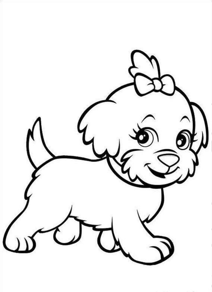 Printable Coloring Pages Of Dogs
 Puppies Coloring Pages To Print 900×1240