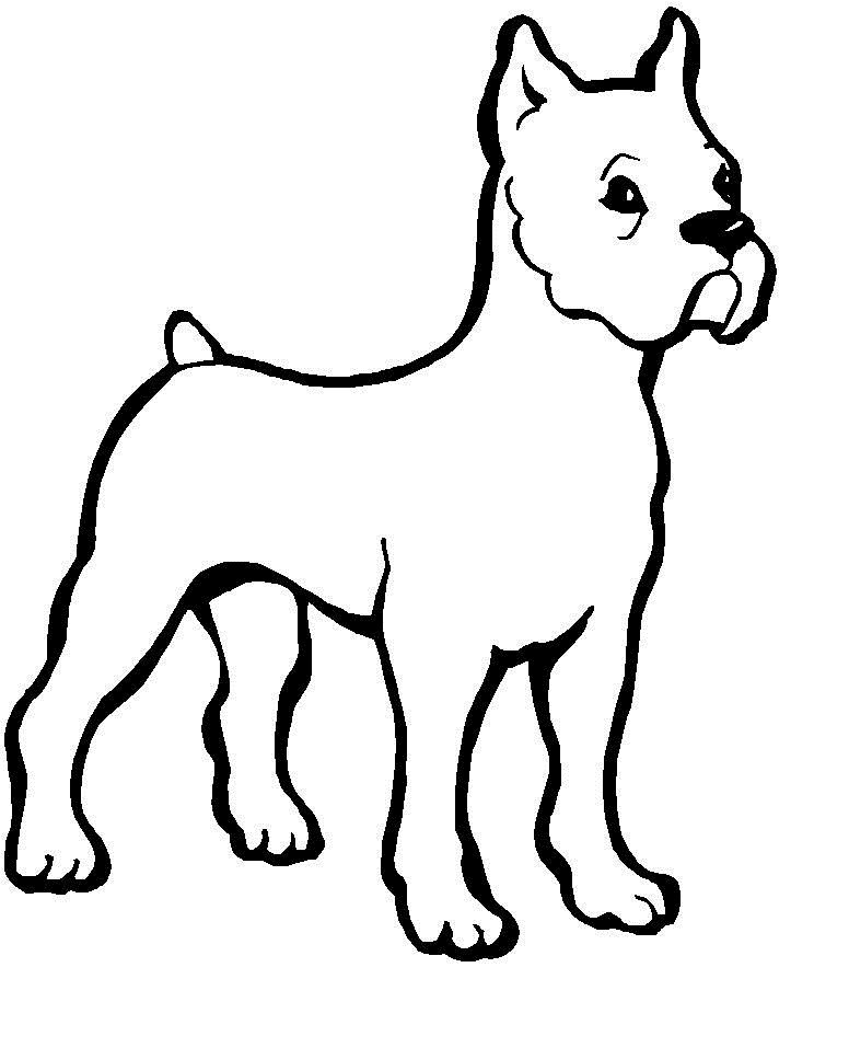 Printable Coloring Pages Of Dogs
 Free Printable Dog Coloring Pages For Kids