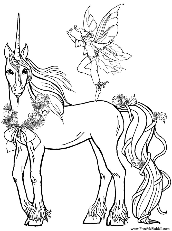 Printable Coloring Pages Unicorn
 unicorns coloring pages