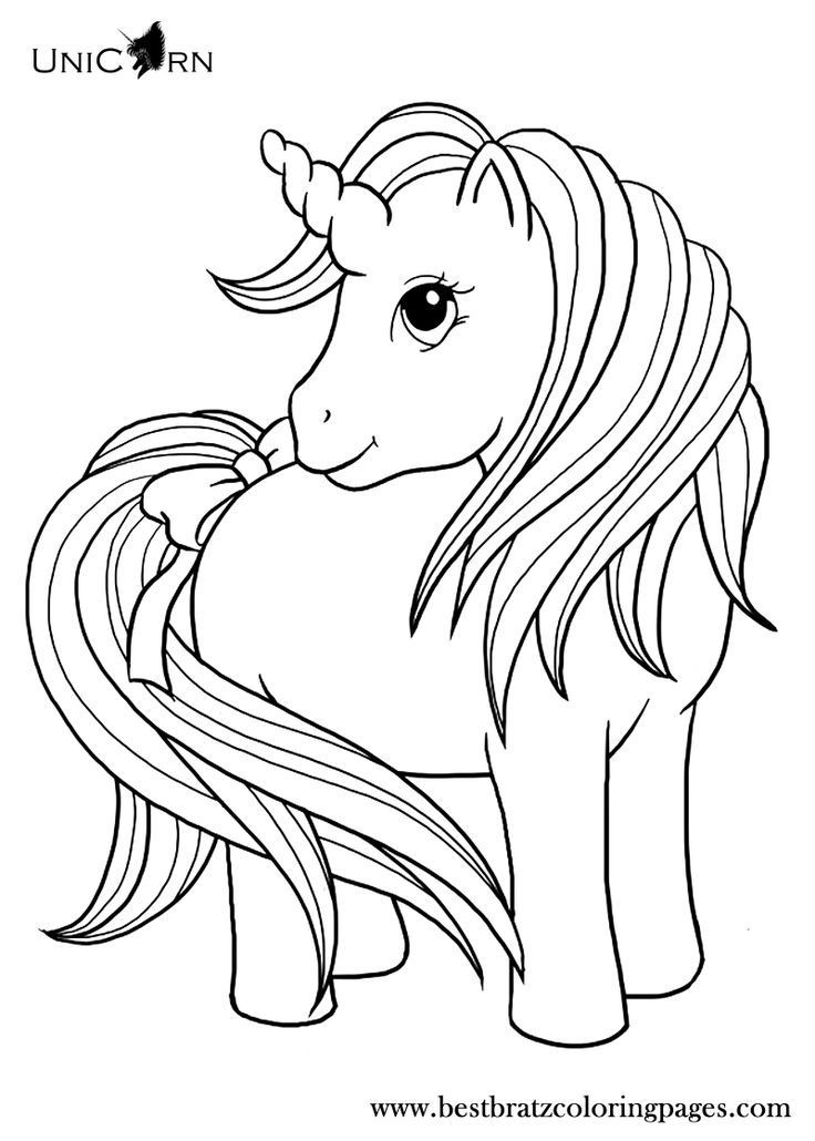 Printable Coloring Pages Unicorn
 Unicorn Coloring Pages For Kids Coloring Home