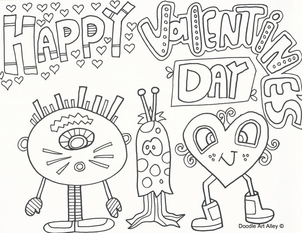 Printable Coloring Pages Valentines Cowboys
 Valentines Day Coloring Pages 2019