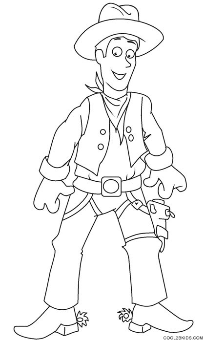 Printable Coloring Pages Valentines Cowboys
 Printable Cowboy Coloring Pages For Kids