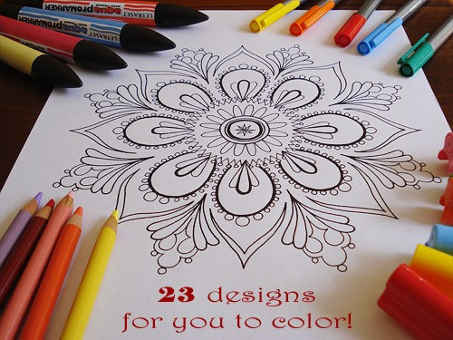 Printable Crafts For Adults
 Printable Mandala Coloring Pages Printables 4 Mom