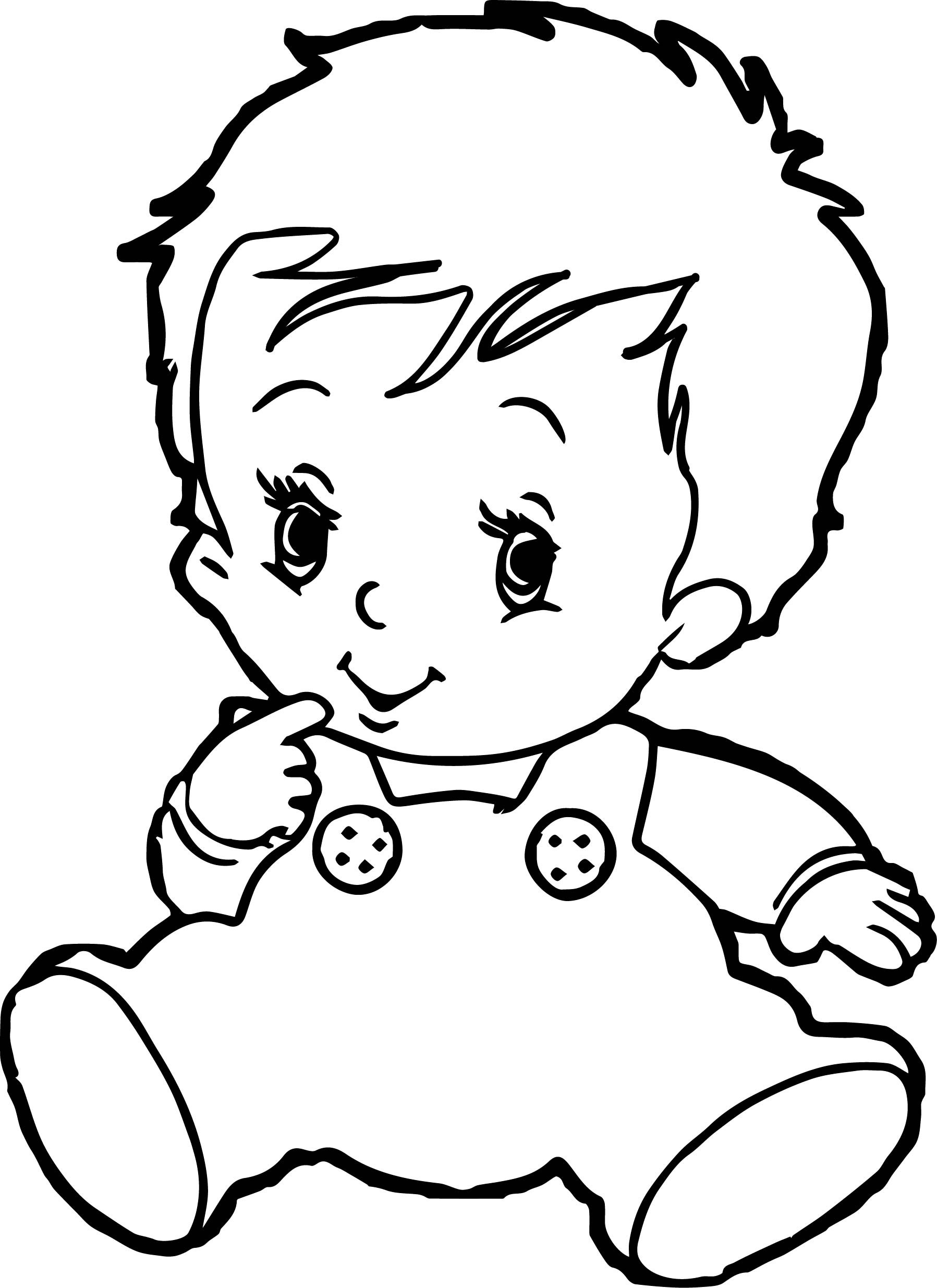 Printable Cute Coloring Pages For Boys
 Baby Boy Coloring Pages