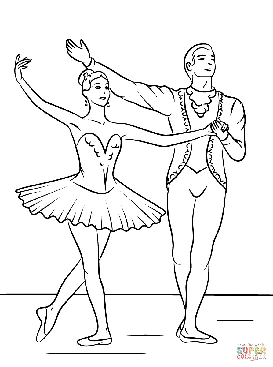 Printable Dance Coloring Pages
 Sleeping Beauty Ballet coloring page
