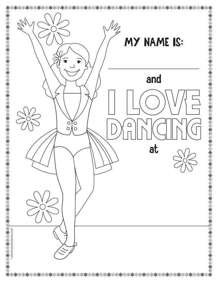 Printable Dance Coloring Pages
 Jazz Dance Coloring Pages Coloring Home