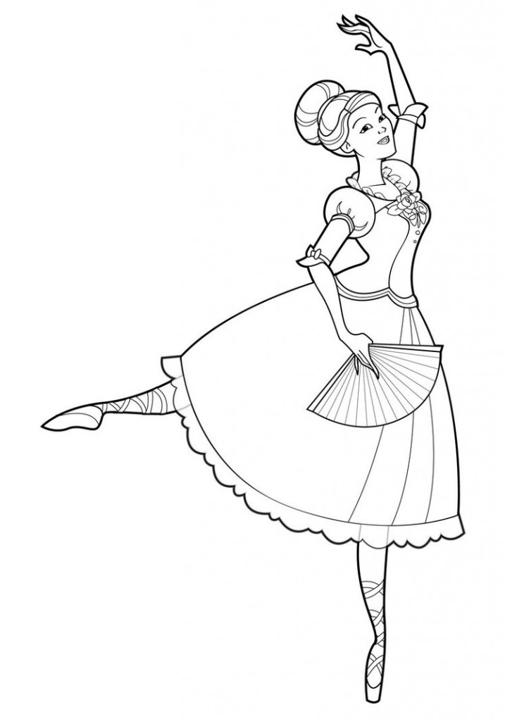 Printable Dance Coloring Pages
 Free Printable Ballet Coloring Pages For Kids