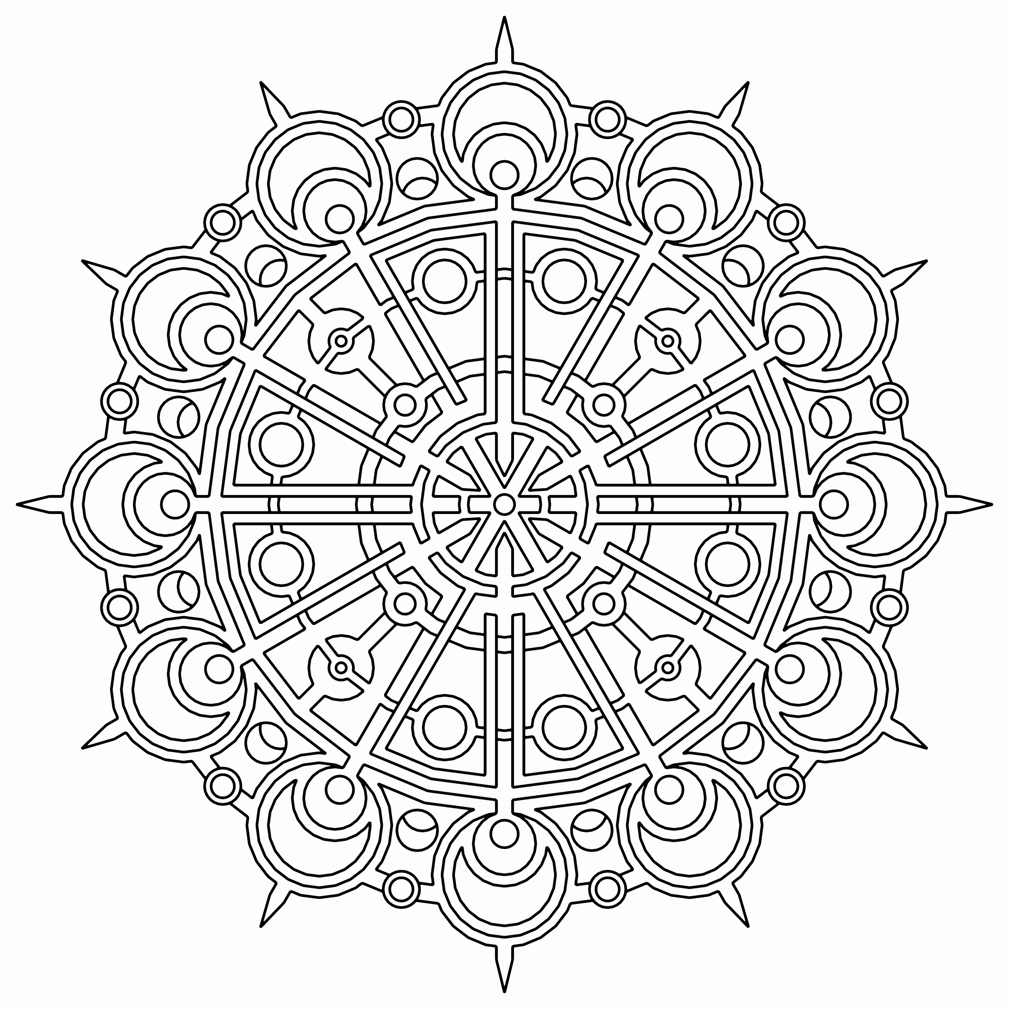 Printable Geometric Coloring Pages
 Free Printable Geometric Coloring Pages For Adults