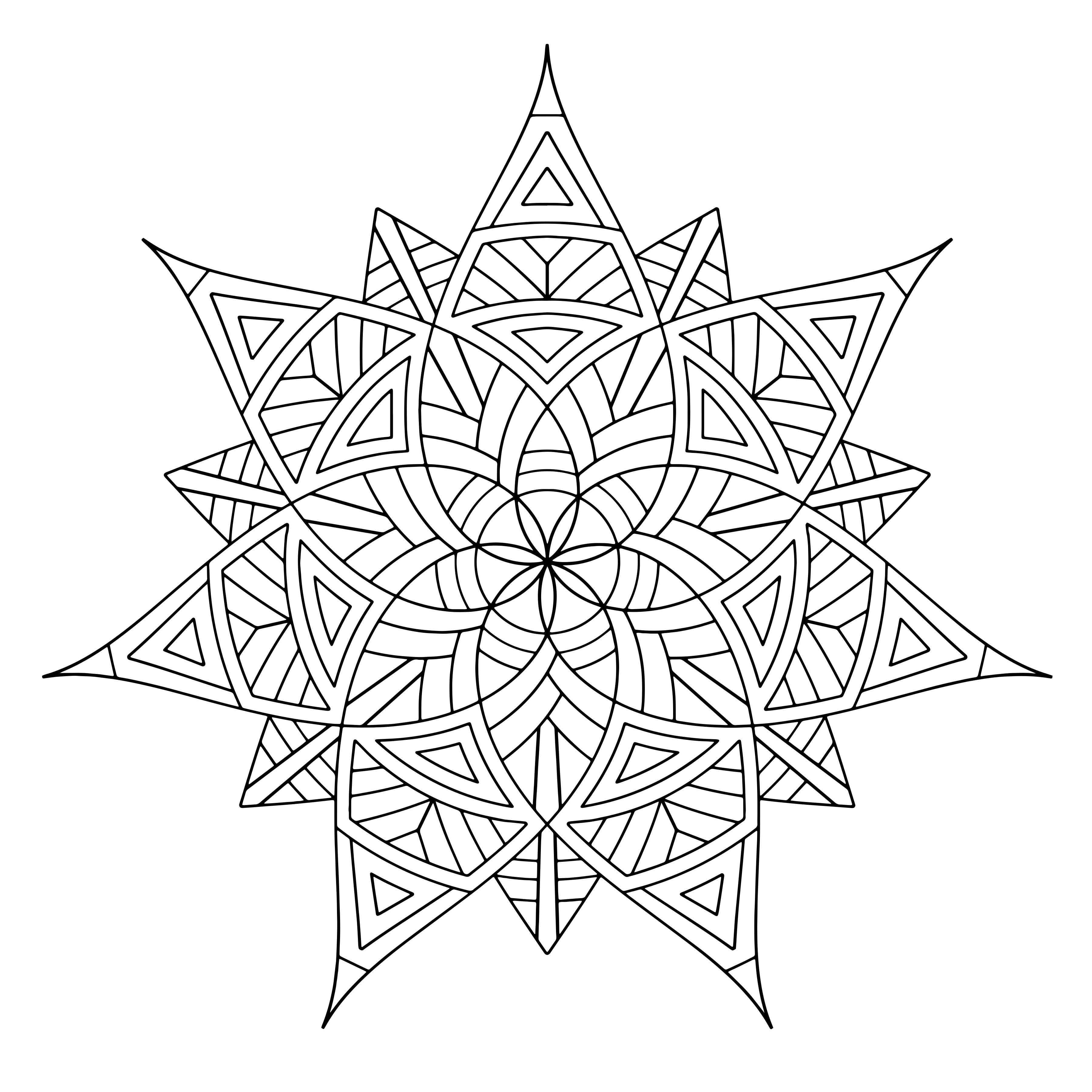 Printable Geometric Coloring Pages
 Free Printable Geometric Coloring Pages for Adults