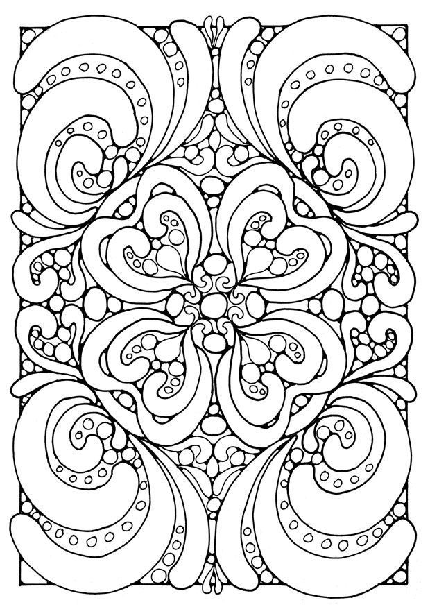 Printable Hard Abstract Coloring Pages
 Printable Difficult Coloring Pages AZ Coloring Pages