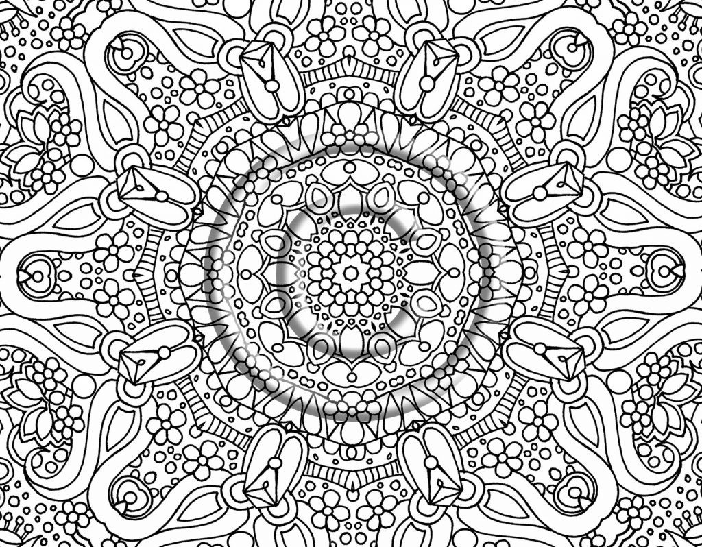 Printable Hard Abstract Coloring Pages
 Free Printable Abstract Coloring Pages for Adults